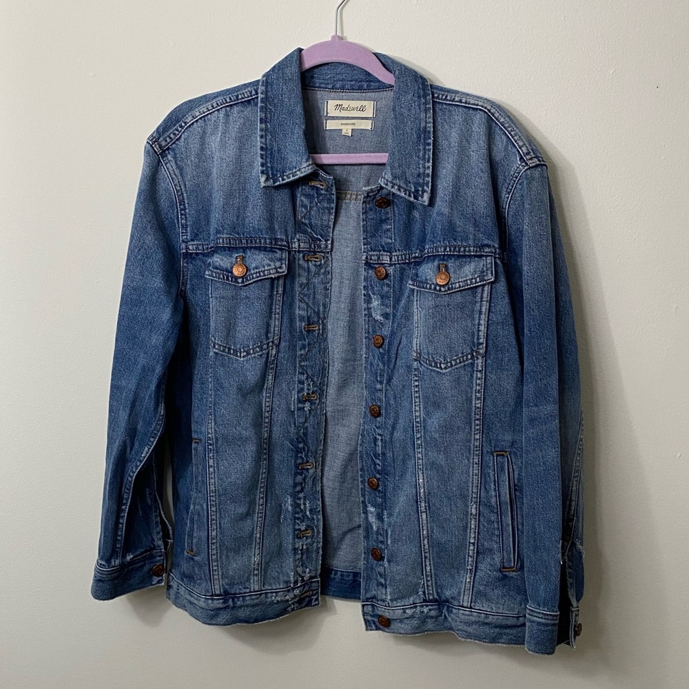 Madewell oversized denim jacket